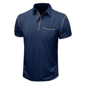 Norbert Polo Shirt with Contrast Details and Chest Pocket