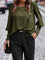 Britta - Long Sleeve Blouse Green