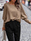 Britta - Long Sleeve Blouse Brown