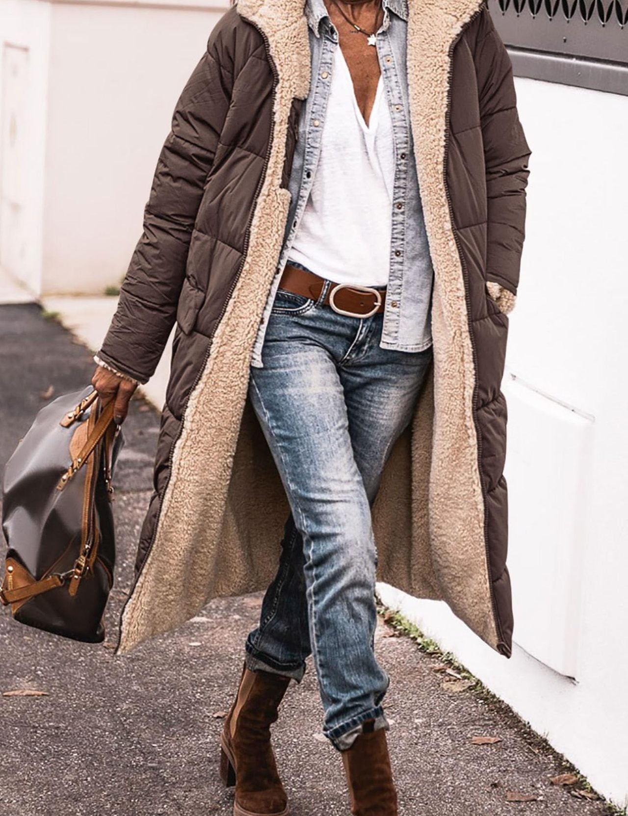 Anna Langer Cold Weather Coat Brown