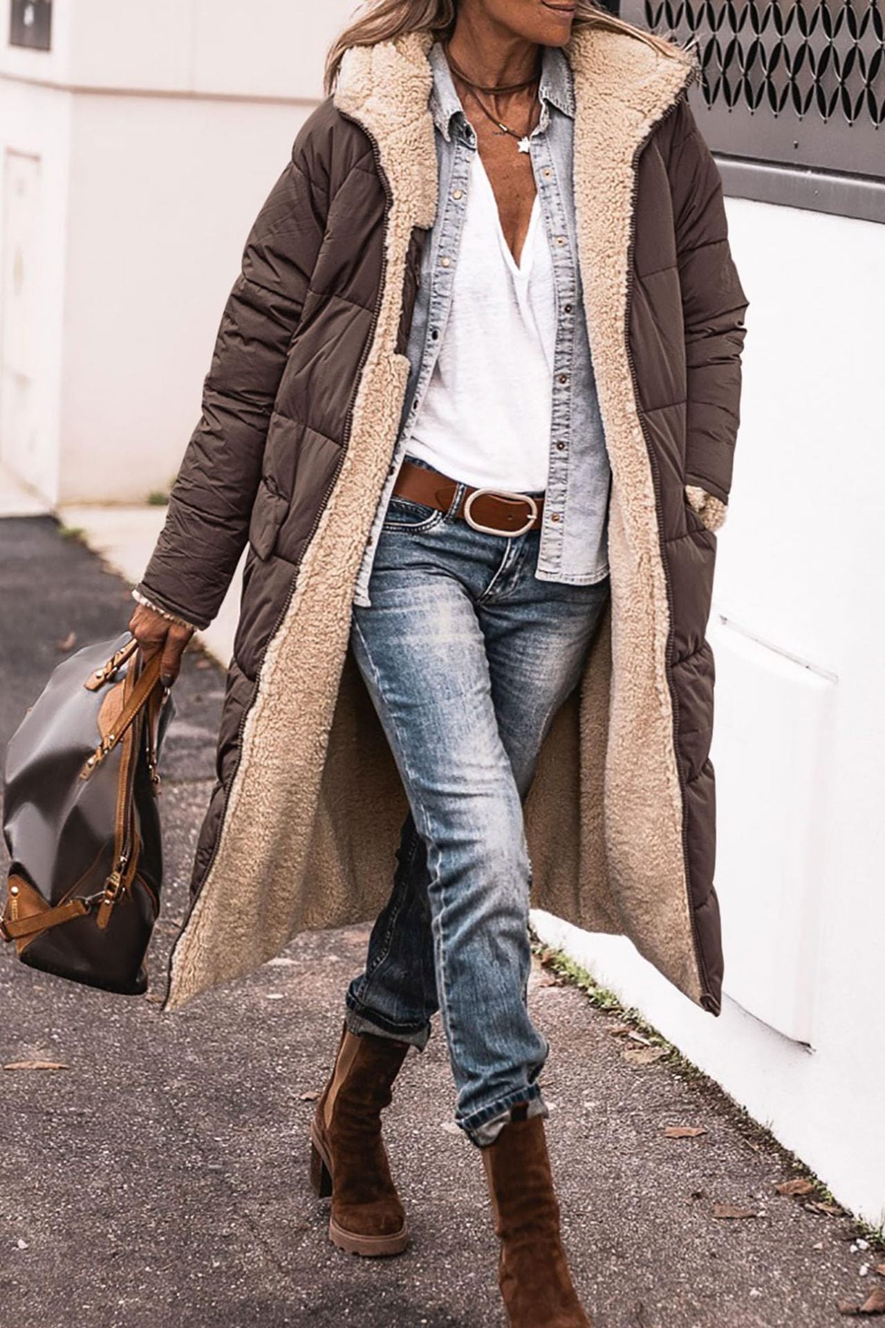 Anna Langer Cold Weather Coat Brown