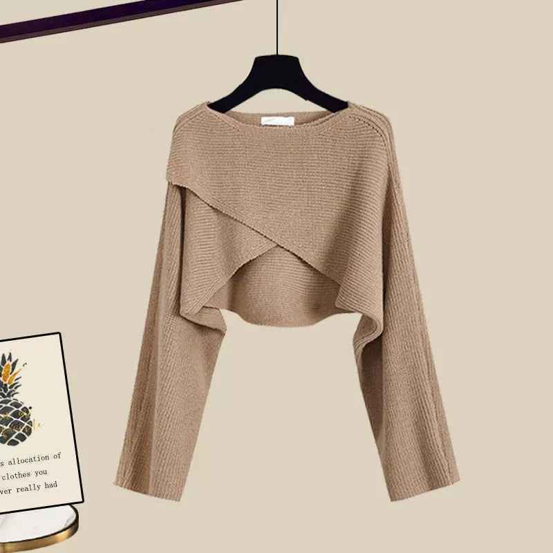 Organic Cotton Three Piece Set Sweater Blouse Pants Women - New Family Finds