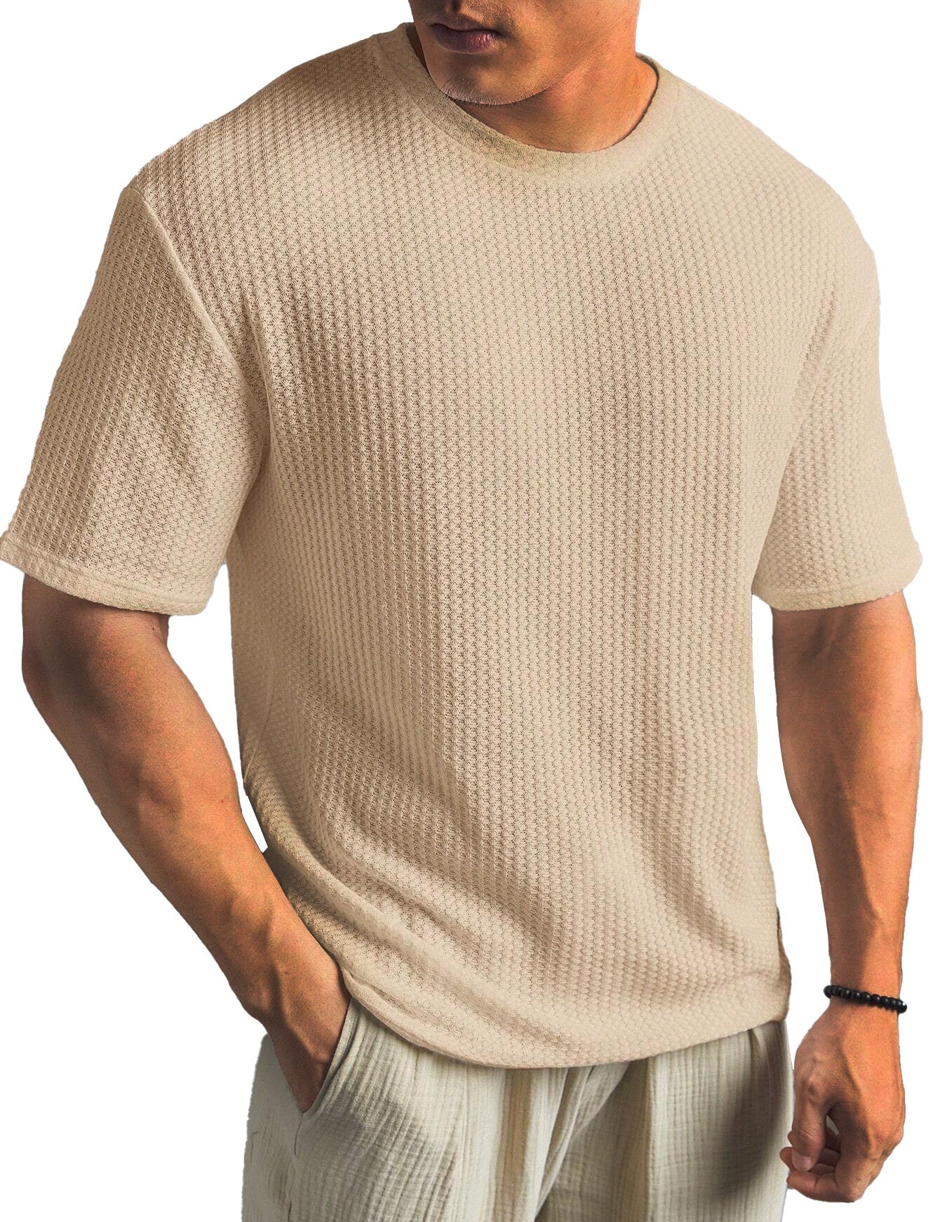 Kasper Tailored Short-Sleeve Shirt Khaki