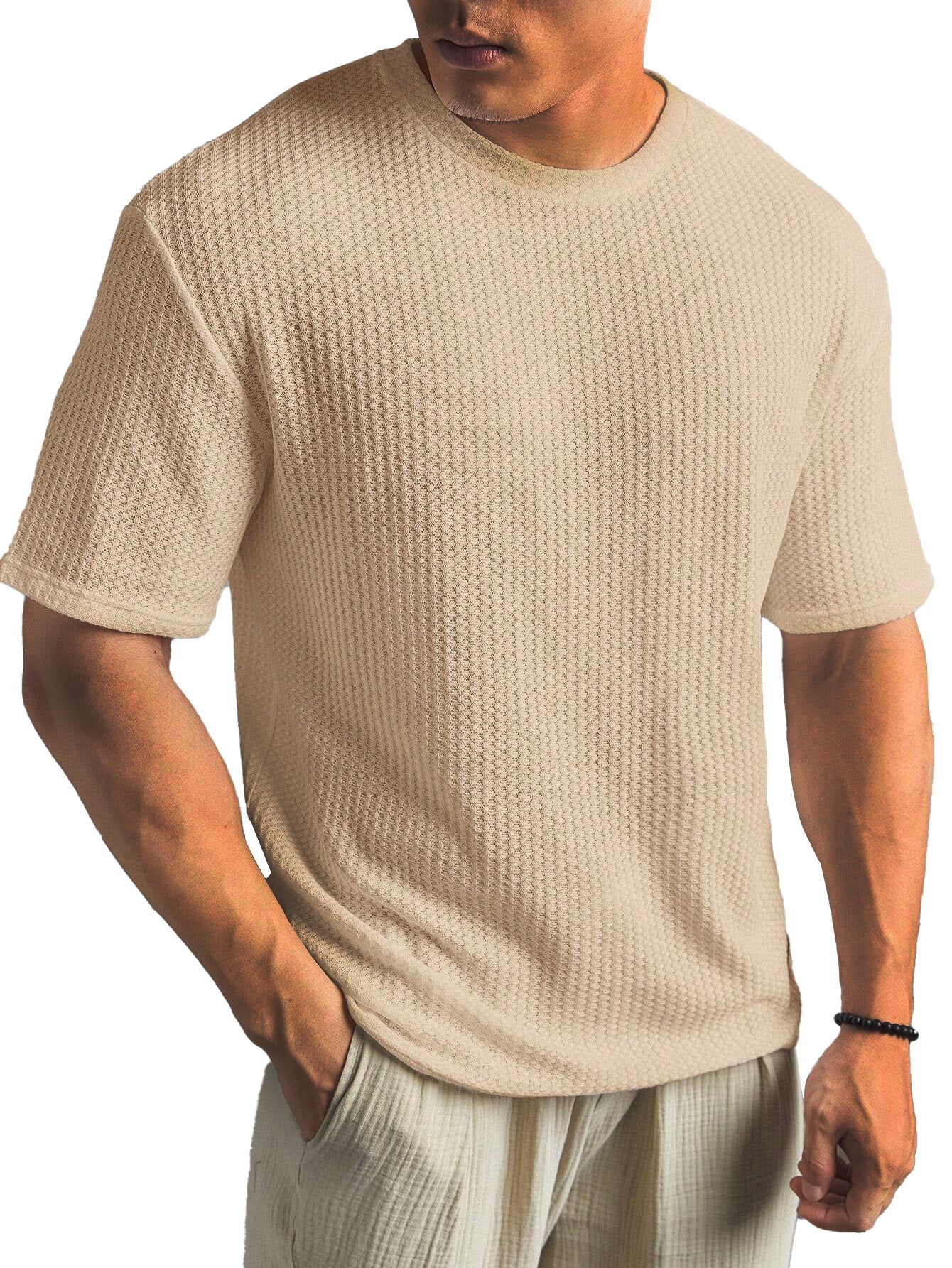 Kasper Tailored Short-Sleeve Shirt Khaki