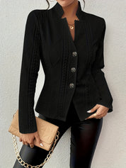 Structured Fit Classic Blazer Jacket for Office to Evening - New Family Finds