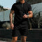 Kilian Polo Zipper Shorts Set for Ultimate Comfort and Style Black