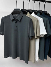 Morten Men's Mesh Polo Shirt - Elevate Your Casual Elegance