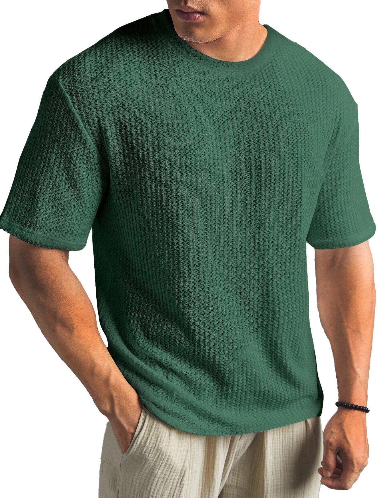 Kasper Tailored Short-Sleeve Shirt Green