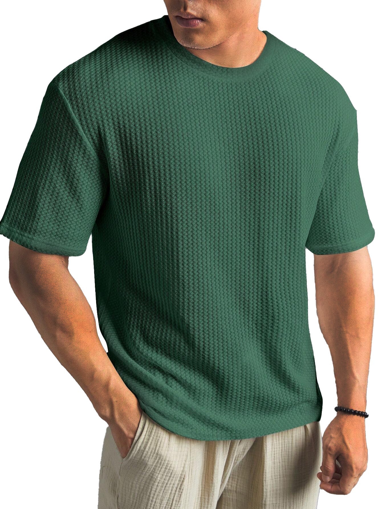 Kasper Tailored Short-Sleeve Shirt Green