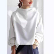 High Neck Soft Knit Top For Everyday Comfort And Style - New Family Finds