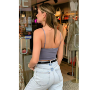 Amira - Breathable Padded Sleeveless Top