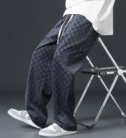 Check Pattern Alford Drawstring Pants