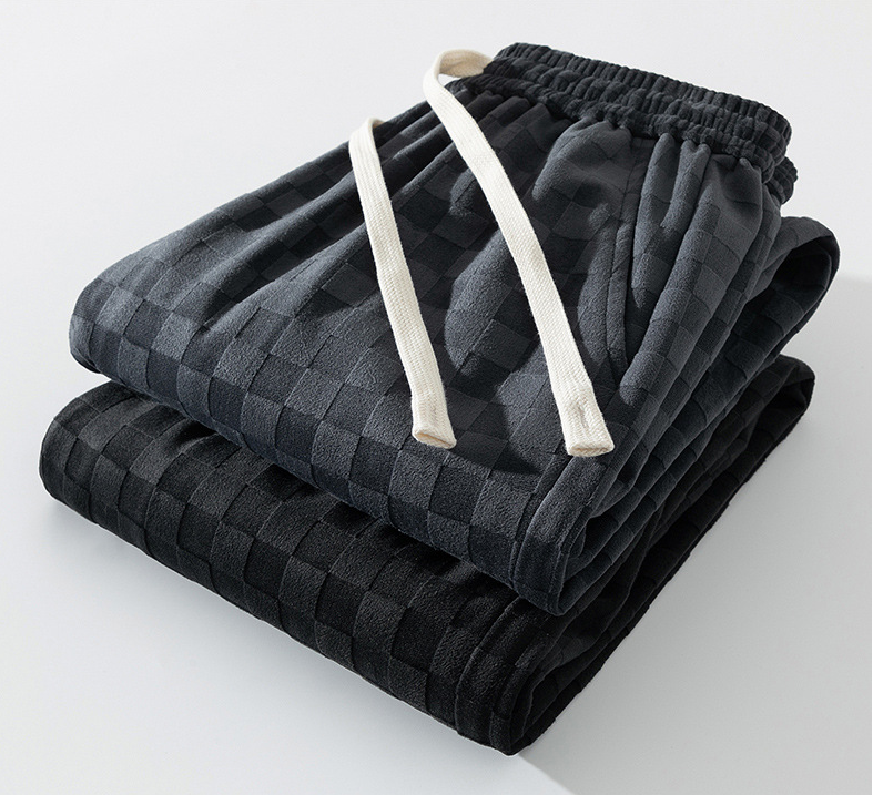 Check Pattern Alford Drawstring Pants