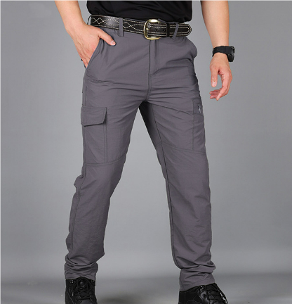 Jefferson - Durable Cargo Pants - Sturdy Design Grey
