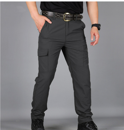 Jefferson - Durable Cargo Pants - Sturdy Design Dark Grey