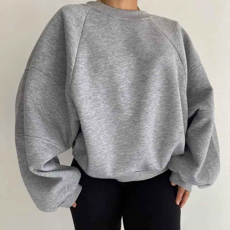 Everlee Oversized Stylish Jumper for Ultimate Comfort and Fashion Grey