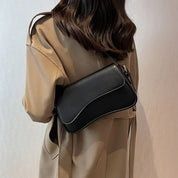 Juneesa Vintage Leather Flap Shoulder Bag