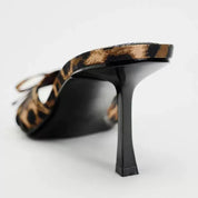 Bow-Embellished Alena Slip-On Sandals