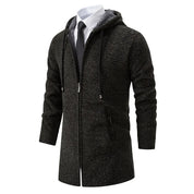 Mikkel Men's Hooded Wool Jacket Army Green