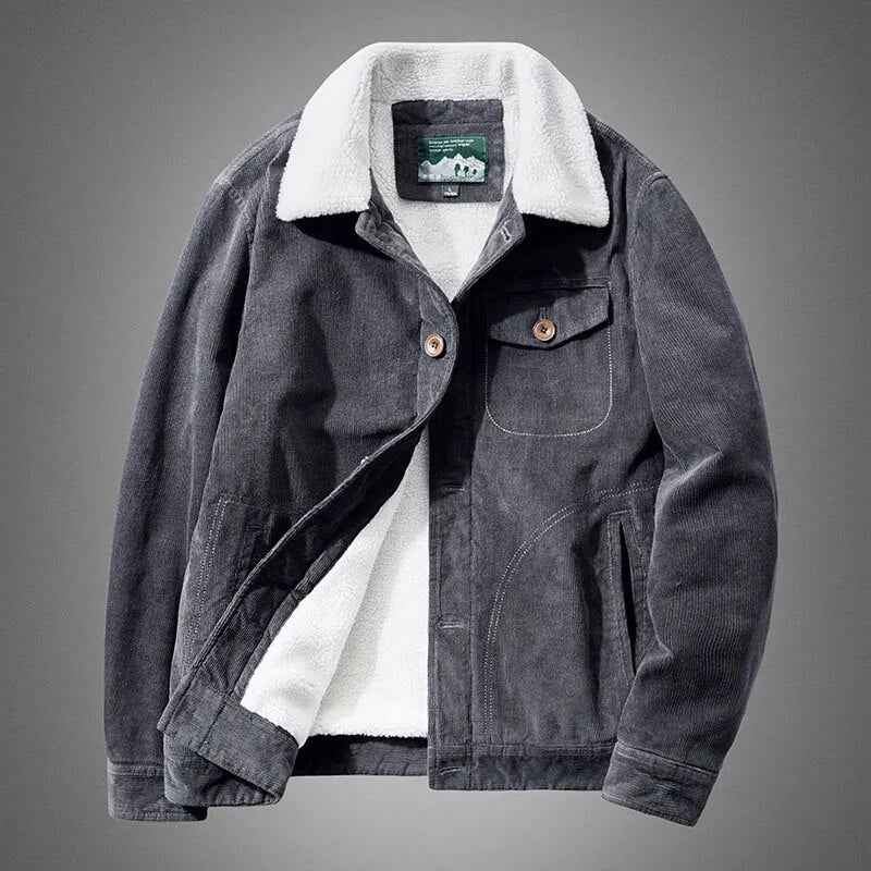 Steffen Comfortable Winter Jacket Grey