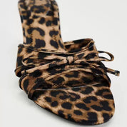 Bow-Embellished Alena Slip-On Sandals