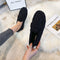 Dagny Cozy Plush Slippers Black
