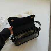 Juneesa Vintage Leather Flap Shoulder Bag