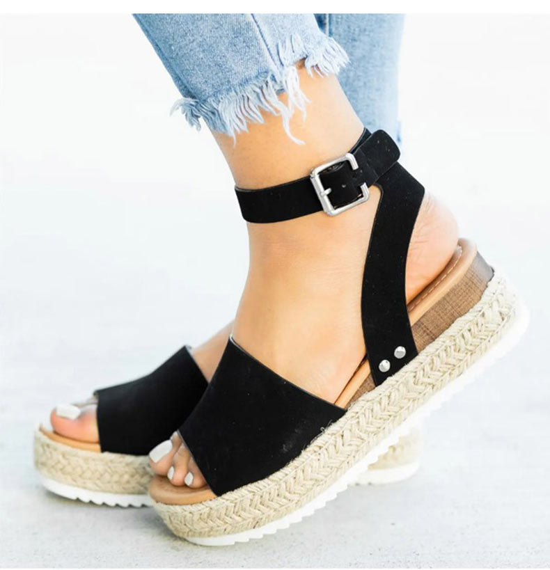 Strappy Elin Sandals Black