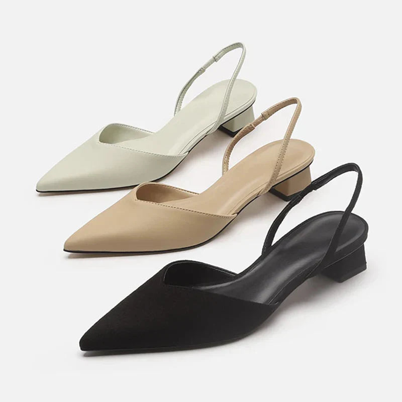 Izara - Slingback Pointed Toe Heels