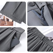 Aimie Wide-Leg High-Waisted Trousers