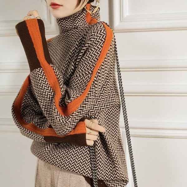 Striped Winter Sweater Delivers Cozy Warmth And Style - New Family Finds