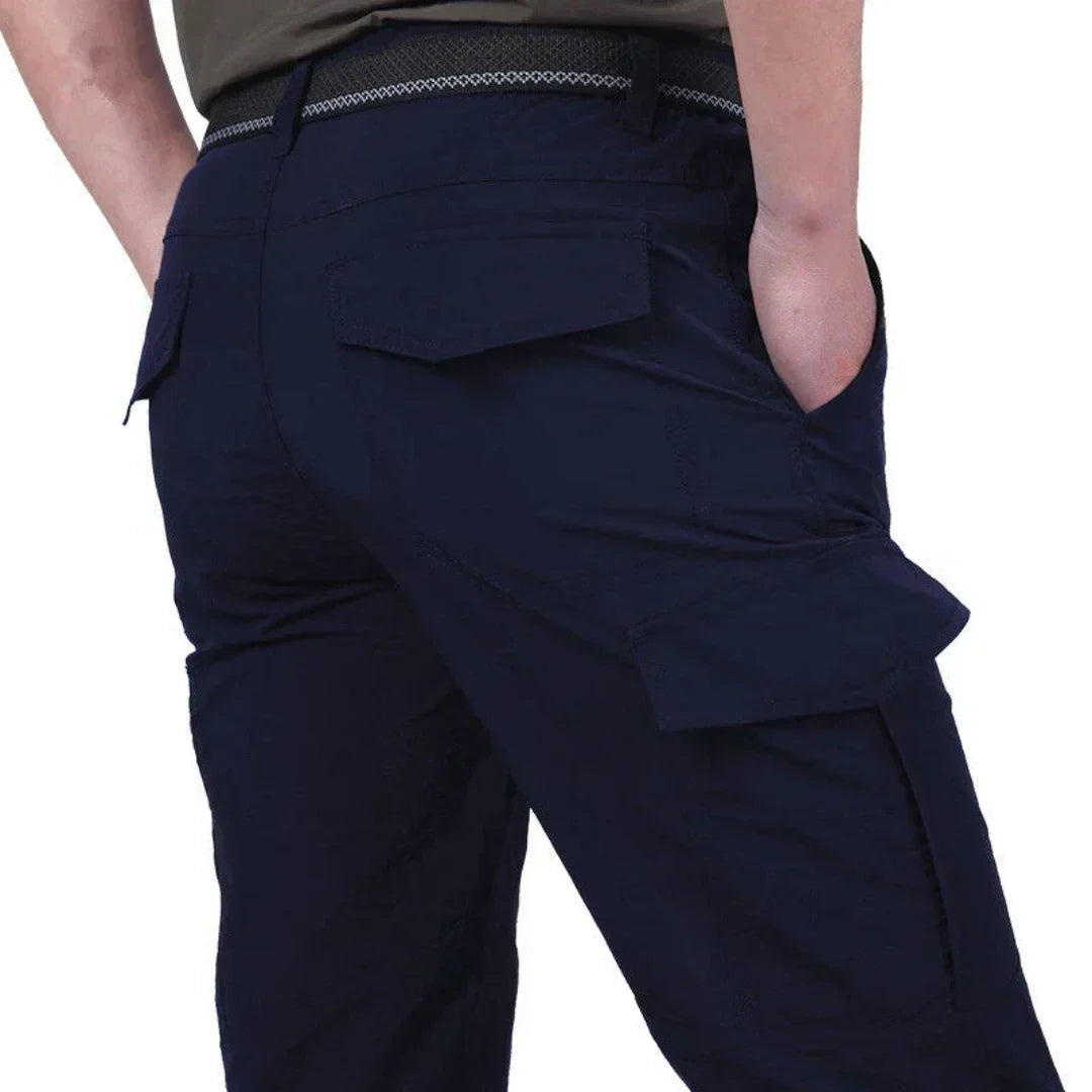 Elon Durable Cargo Pants Navy Blue