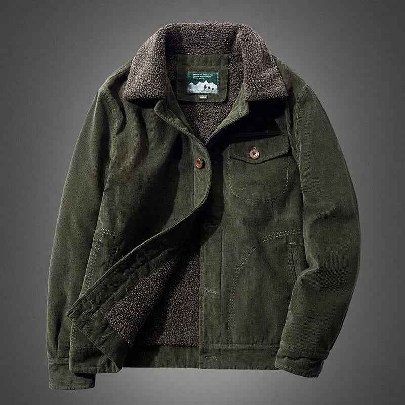 Steffen Comfortable Winter Jacket Army Green