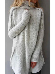 Cozy Turtleneck Knit Sweater For Everyday Comfort Wear - New Family Finds