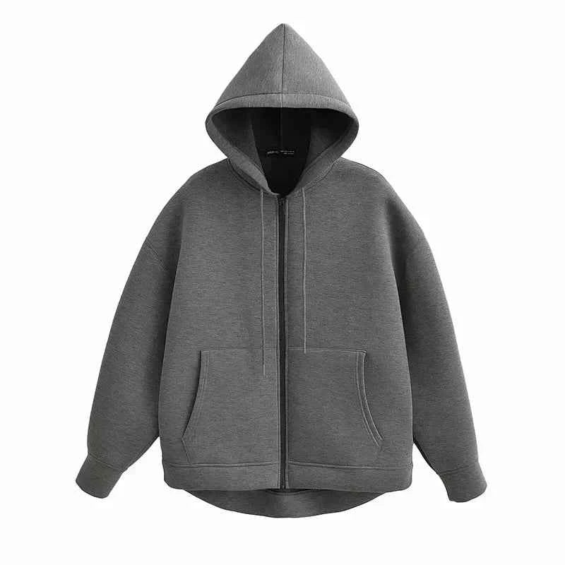 Devorra Relaxed Hoodie - Your Perfect Blend of Comfort and Style Dark Grey