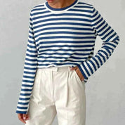 Striped Sweater Dagmar - Chic and Comfortable Knitwear