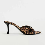 Bow-Embellished Alena Slip-On Sandals