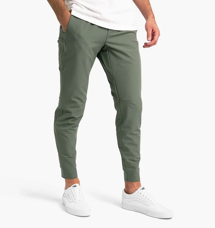 Laurits - Stretch Fit Trousers Sage