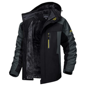 Carl Waterproof and Windproof Jacket Black