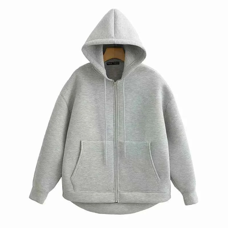 Devorra Relaxed Hoodie - Your Perfect Blend of Comfort and Style Light Grey