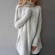 Cozy Turtleneck Knit Sweater For Everyday Comfort Wear - New Family Finds