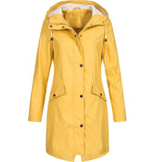 Nicoline Hooded Windbreaker Jacket Yellow