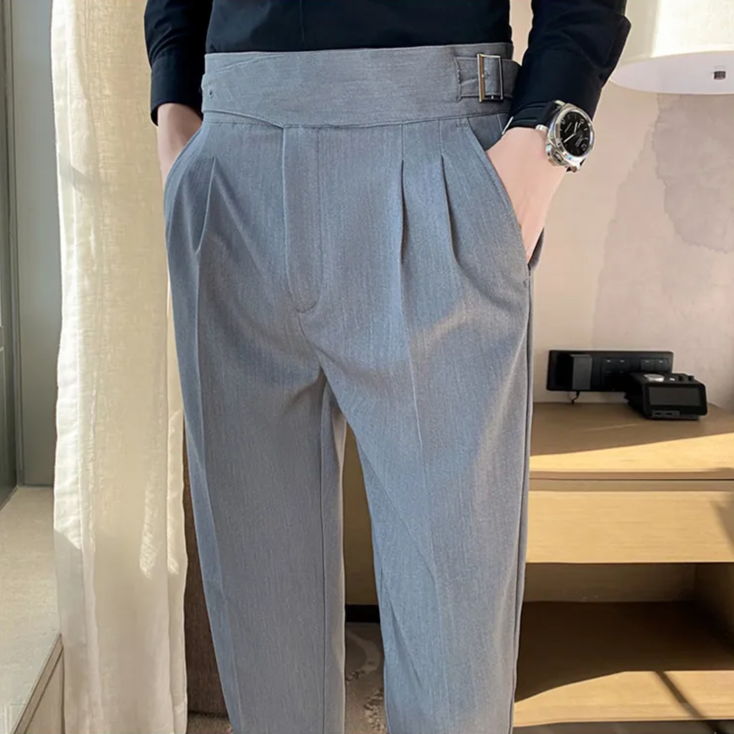 Jørgen - Gurkha Style Trousers Grey
