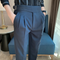 Jørgen - Gurkha Style Trousers Navy Blue