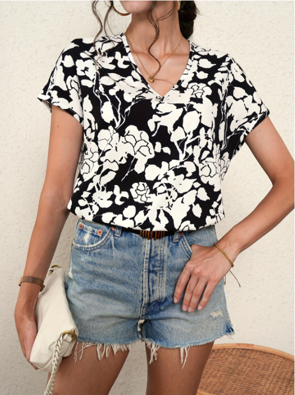 Sina Short Sleeve T-Shirt Black