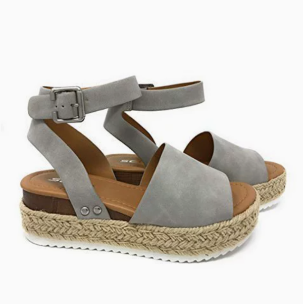 Strappy Elin Sandals Grey