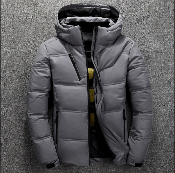 Colden Insulated Hooded Winter Coat Dark Grey