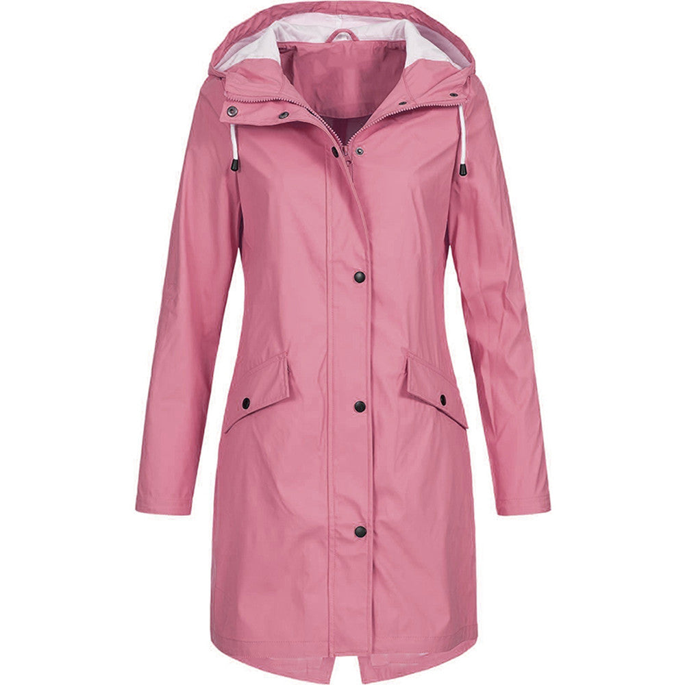 Nicoline Hooded Windbreaker Jacket Pink
