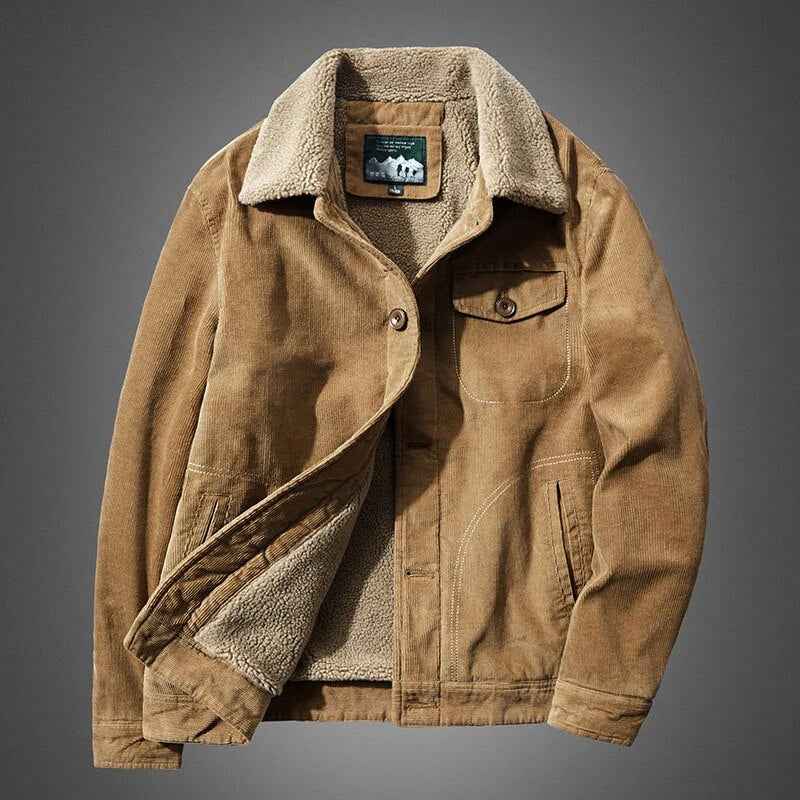 Steffen Comfortable Winter Jacket Khaki