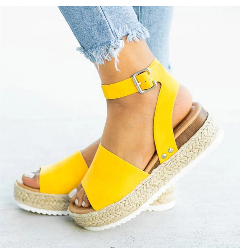 Strappy Elin Sandals Yellow